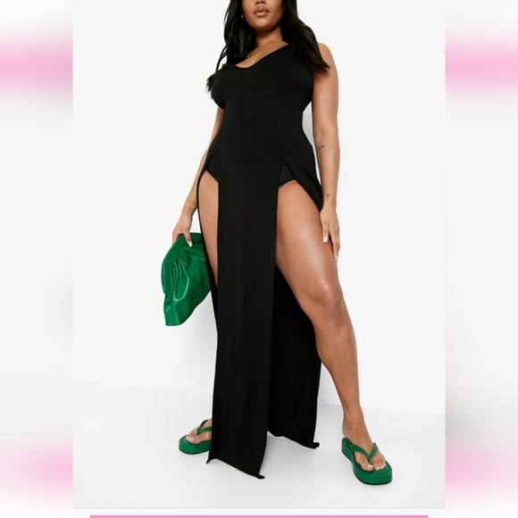 Slit beach dress - Picture 1 of 4